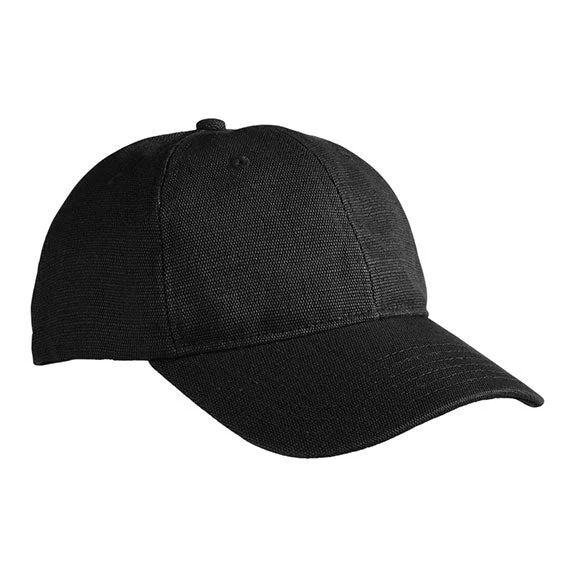 EC7091 - Econscious Washed Hemp Unstructured Baseball Cap | Black