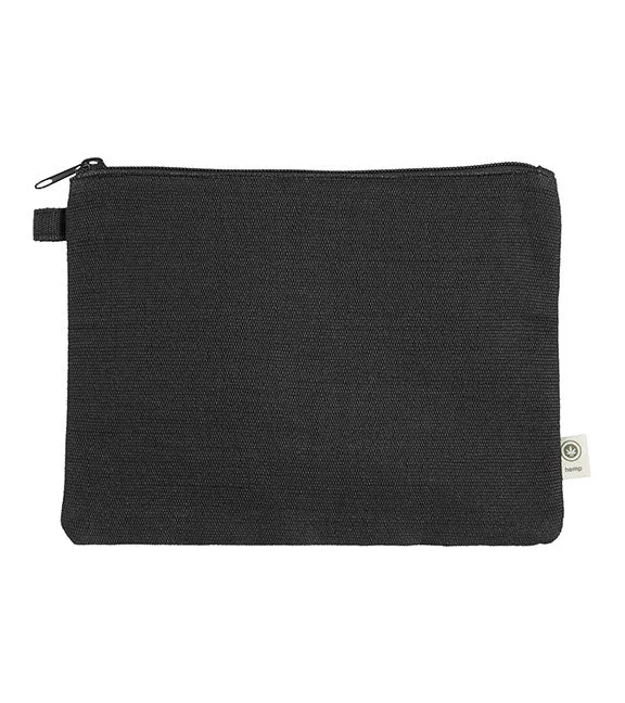 EC8402 - Econscious Hemp Pouch | Black/Black