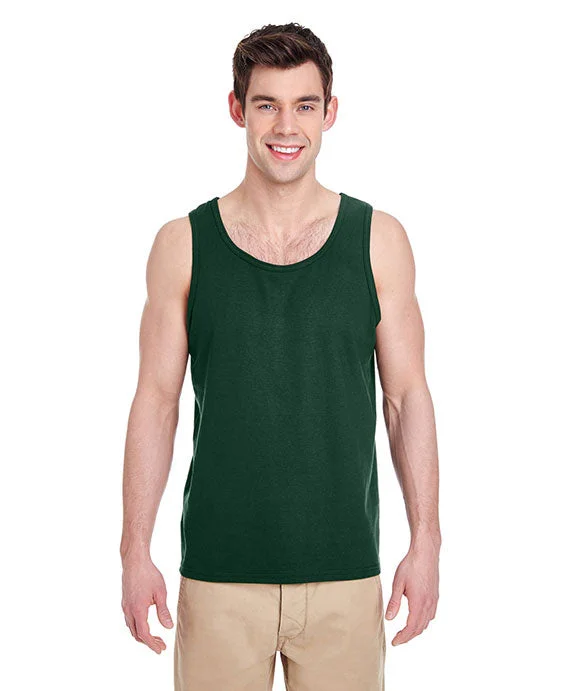 G520 - Gildan Adult Heavy Cotton 5.3 oz. Tank Top | Forest Green