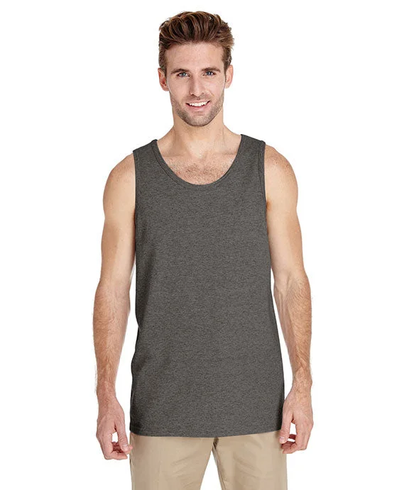 G520 - Gildan Adult Heavy Cotton 5.3 oz. Tank Top | Graphite Heather