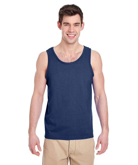 G520 - Gildan Adult Heavy Cotton 5.3 oz. Tank Top | Navy