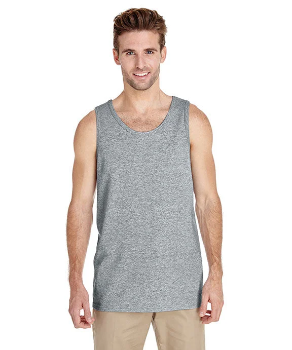 G520 - Gildan Adult Heavy Cotton 5.3 oz. Tank Top | Sport Grey