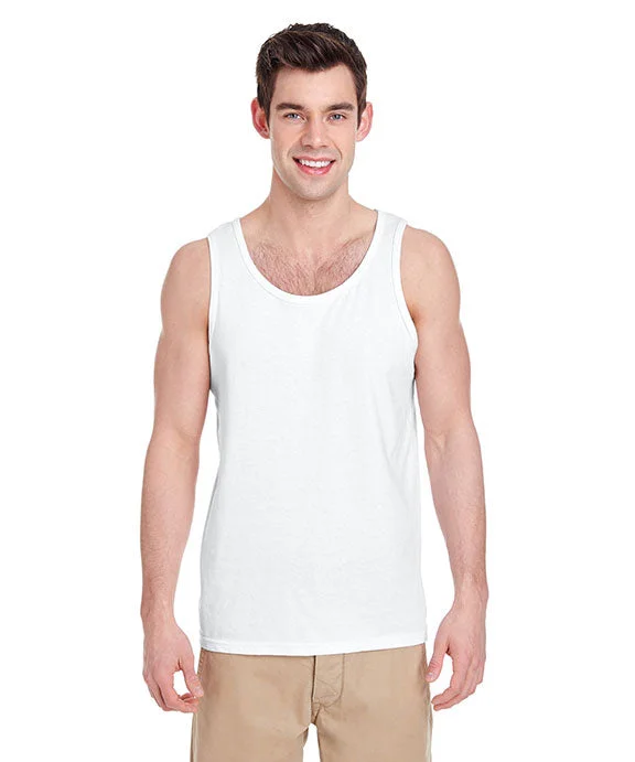 G520 - Gildan Adult Heavy Cotton 5.3 oz. Tank Top | White