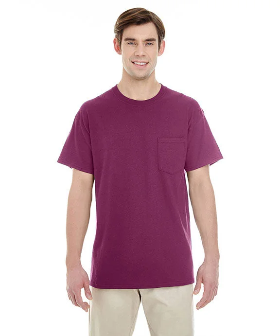 G530 - Gildan Adult Heavy Cotton 5.3 oz. Pocket T-Shirt | Maroon