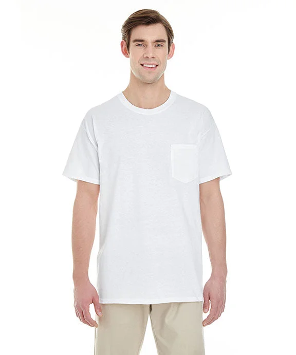 G530 - Gildan Adult Heavy Cotton 5.3 oz. Pocket T-Shirt | White