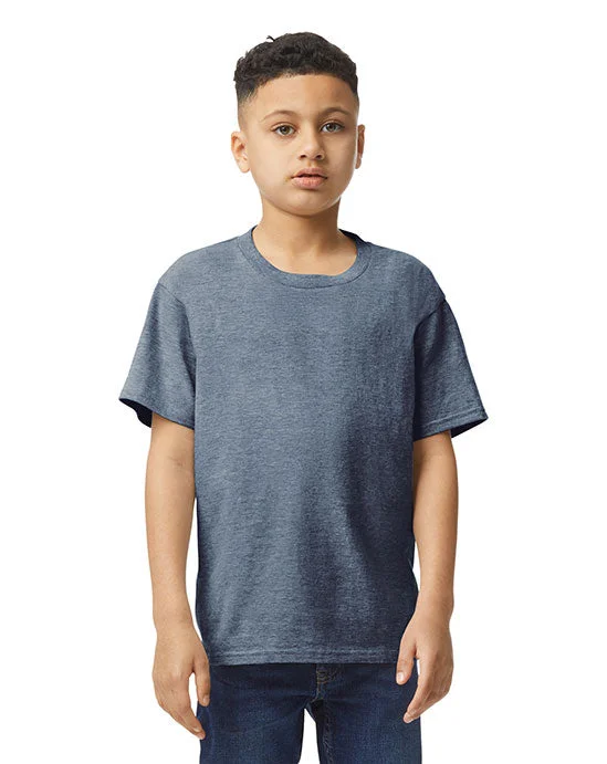 G640B - Gildan Youth Softstyle T-Shirt | Heather Navy