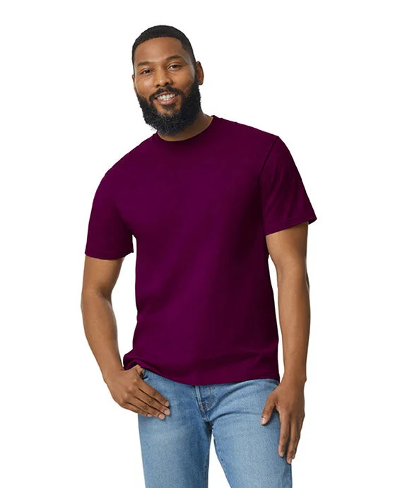 G650 - Gildan Unisex Softstyle Midweight T-Shirt | Maroon