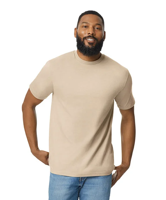 G650 - Gildan Unisex Softstyle Midweight T-Shirt | Sand