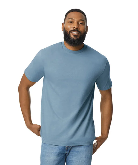 G650 - Gildan Unisex Softstyle Midweight T-Shirt | Stone Blue