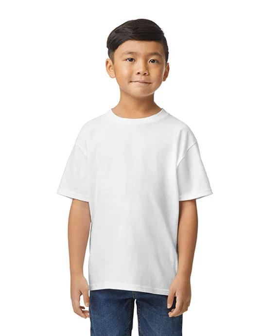 G650B - Gildan Youth Softstyle Midweight T-Shirt | White