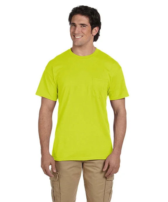 G8300 - Gildan DryBlend® Adult T-Shirt with Pocket | Safety Green