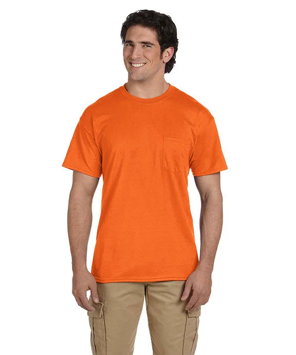 G8300 - Gildan DryBlend® Adult T-Shirt with Pocket | Safety Orange