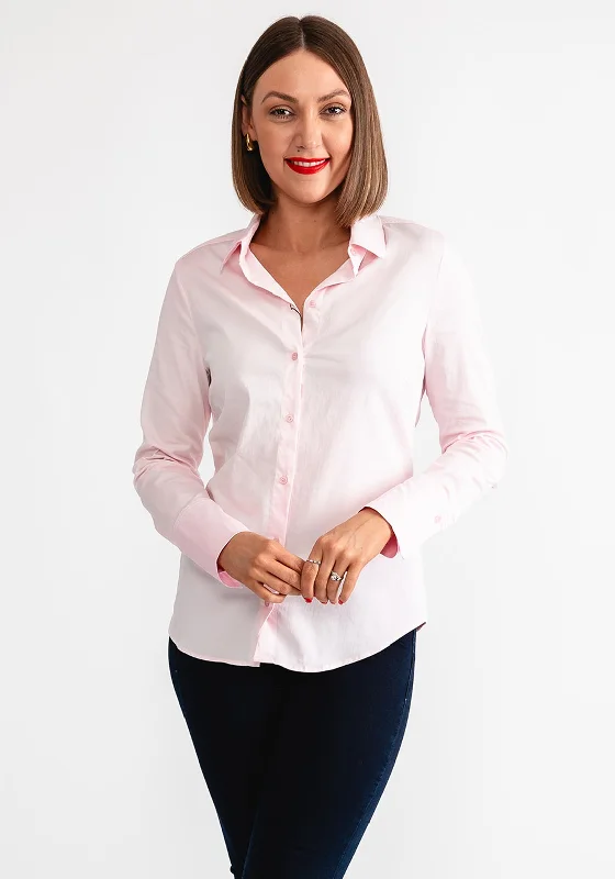 OUI Tailored Long Sleeves Blouse, Pink